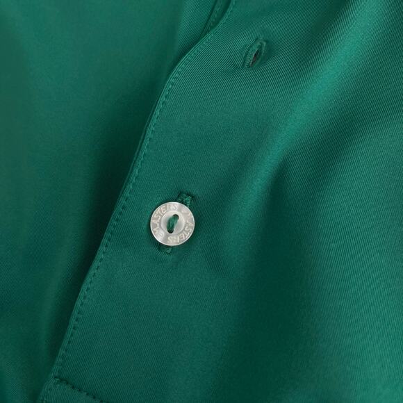Masters Tech Green Augusta Logo Performance Golf Stretch Polo, Size Small - Picture 9 of 9
